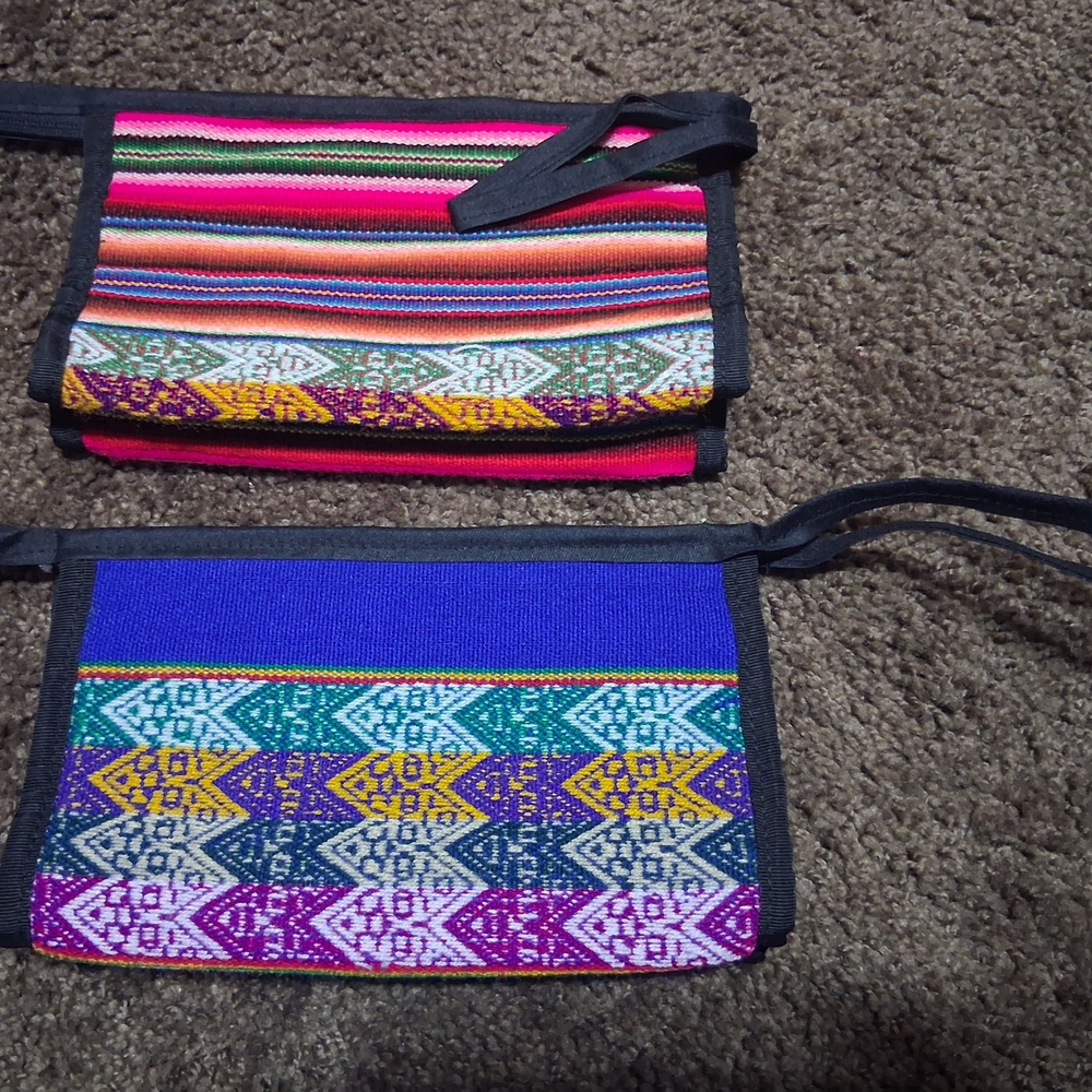 Colorful Patterned Women's Clutch Set Of 8 Bags Wholesale Prices